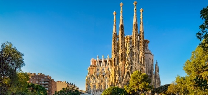 Barcelona Gótikus Negyed Rajz